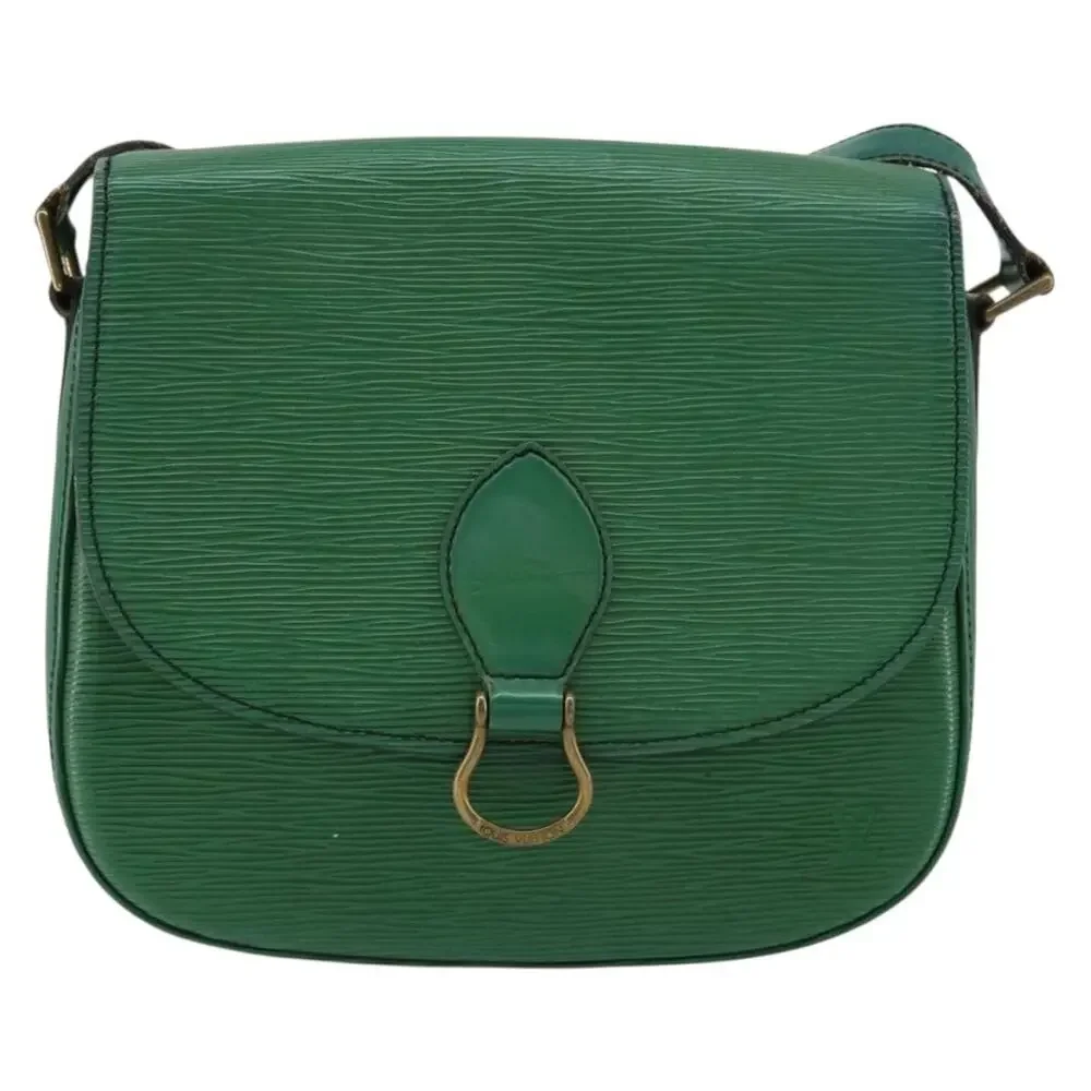 Louis Vuitton Epi Saint Cloud GM Shoulder Bag Green